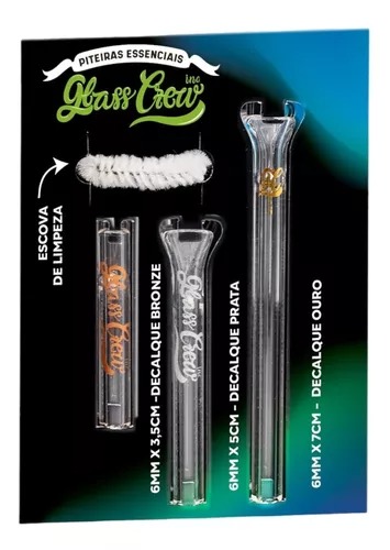 Piteira de vidro Glass Crew O Dragão chapado
