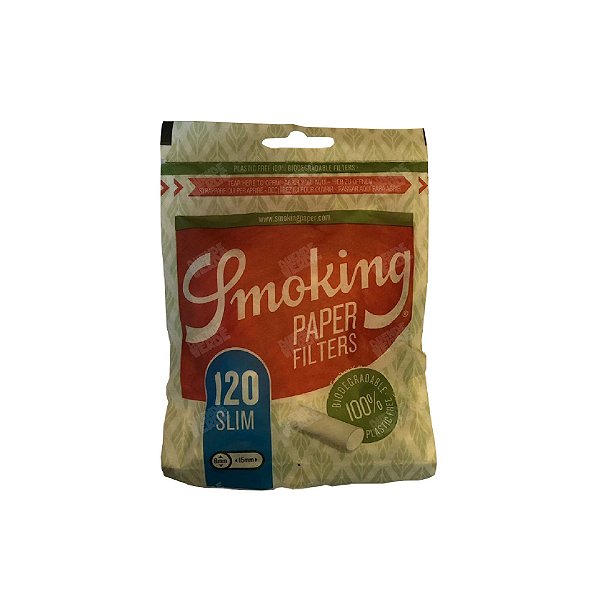 Filtro Smoking Slim Biodegradável 6mm x 15mm