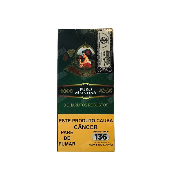 Charuto Dona Flor Robusto Puro Mata Fina
