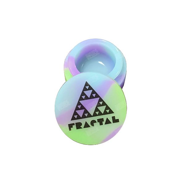 Slick Pote de Silicone Fractal 7ml Fluorescente