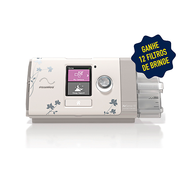Cpap Automático Airsence Auto S10 For Her com Umidificador - RESMED