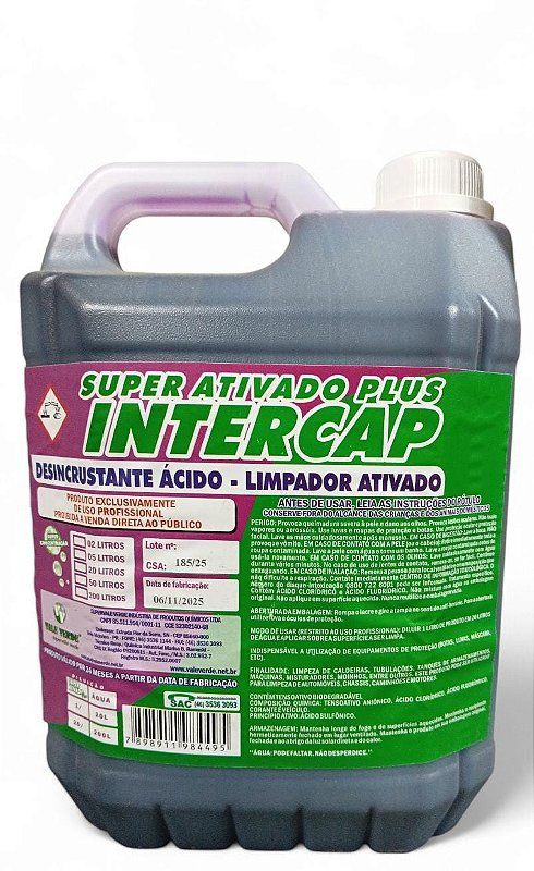 Intercap Limpa Aluminio Super Vale 5 Litros