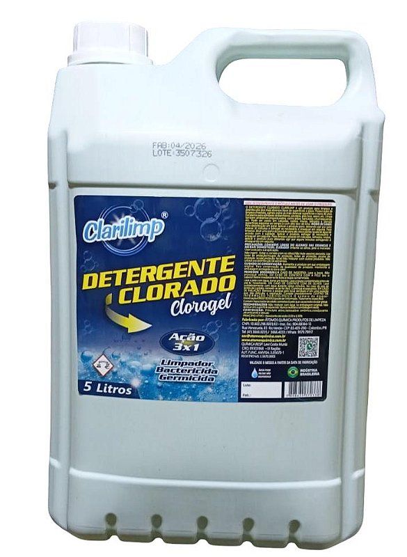 Detergente Clorado 5 L Clarilimp