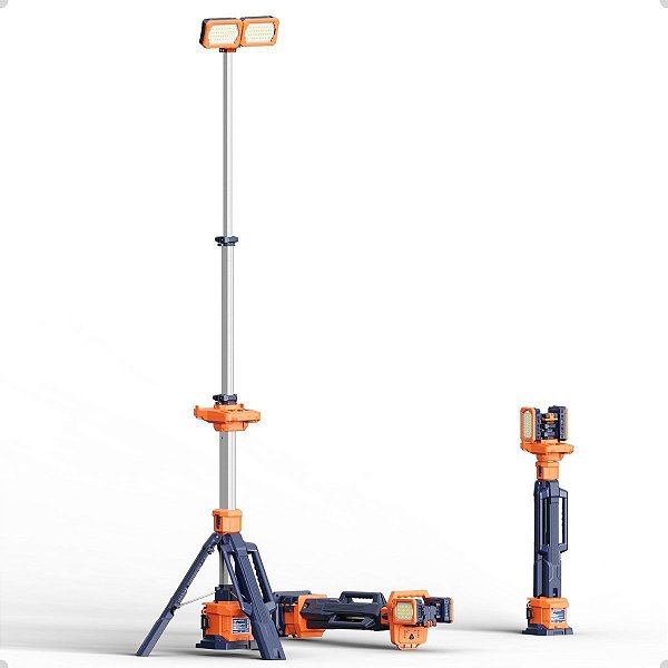Torre de Iluminação Portátil 12000LM