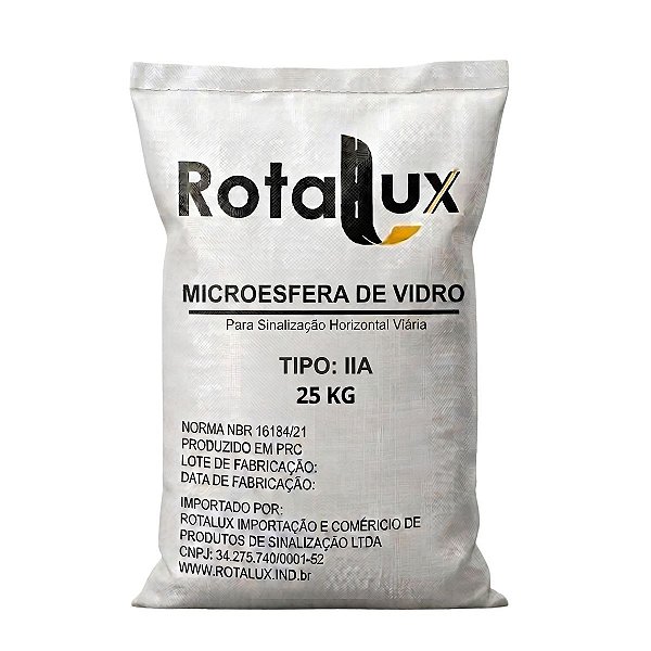 Microesfera de Vidro para Demarcação Viária Saco 25kg