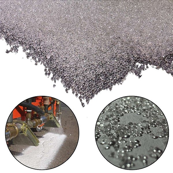 Microesfera de Vidro para Demarcação Viária Saco 25kg