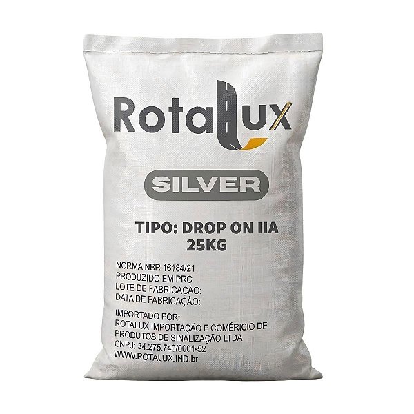 Microesfera de Vidro para Demarcação Viária Saco 25kg SILVER