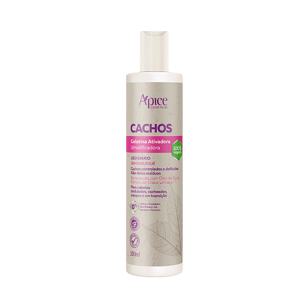 Gelatina Apice Ativadora e Umidificadora Cachos 300ml