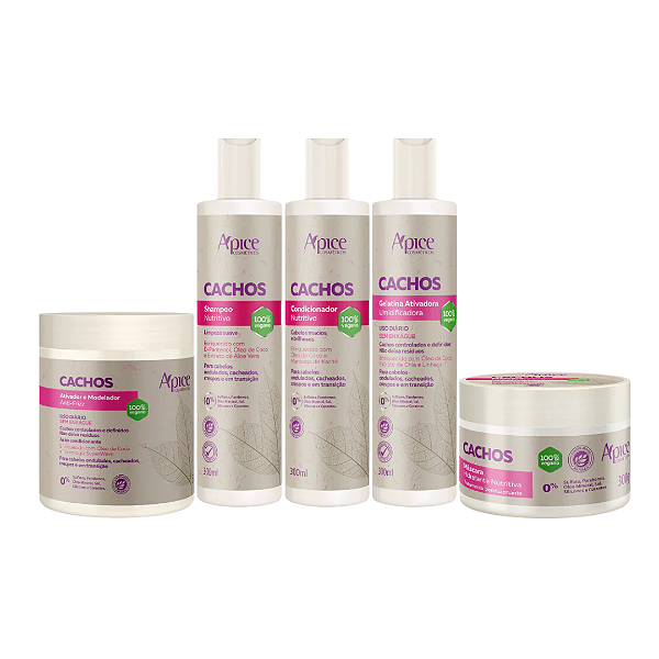 Kit Apice Cachos 5 produtos