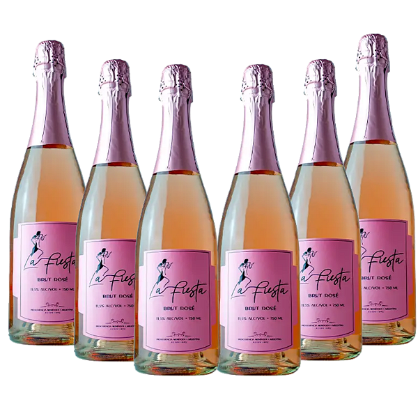 Kit Orfila La Fiesta Brut Rosé - 6 garrafas