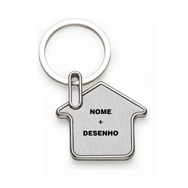 Chaveiro Casa Inox