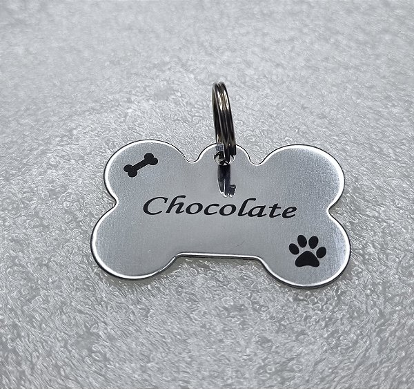 Pingente Pet - Cachorro formato ossinho