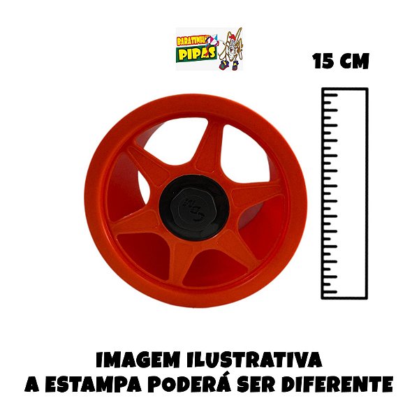 Carretilha de plástico pequena com 6 polegadas (15 cm)