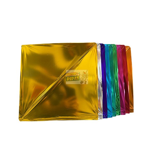 Flechinha Pequena Plástico Laminado 35x35 pacote com 20 unidades