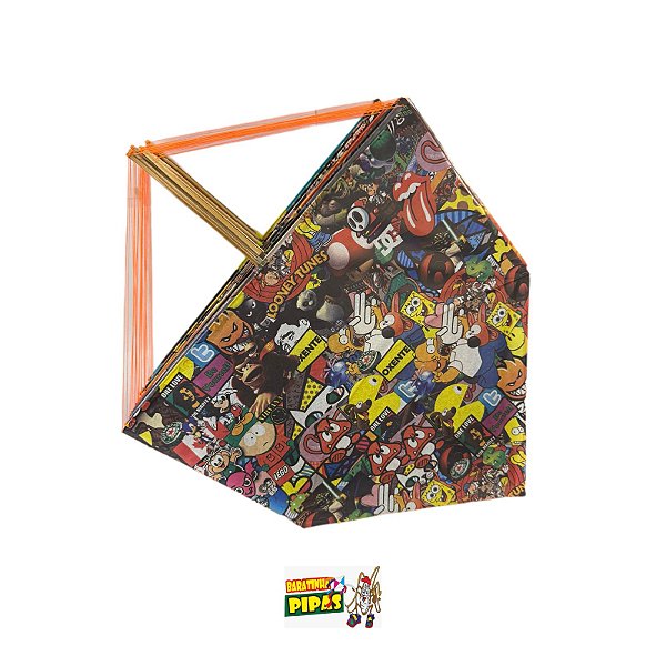 Pipa curva 50 cm pacote com 25 unidades