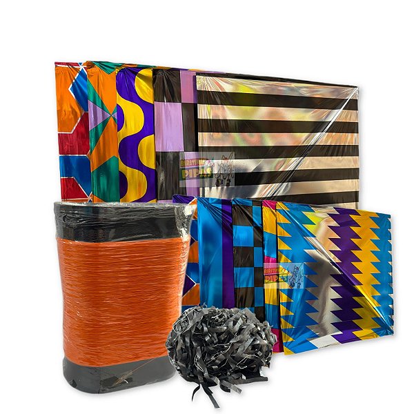 Kit Pacote de Flechinha média Laminada 40x40 + Rabiola 100 metros + Lata com 500 jardas de linha vera cruz.