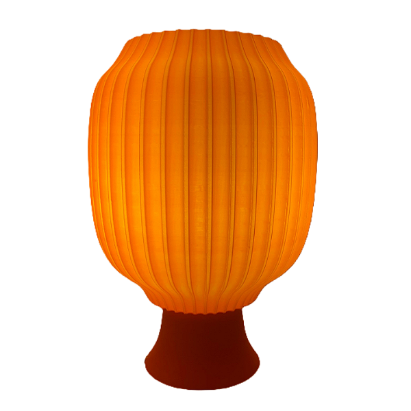 Abajur Japão - Laranja