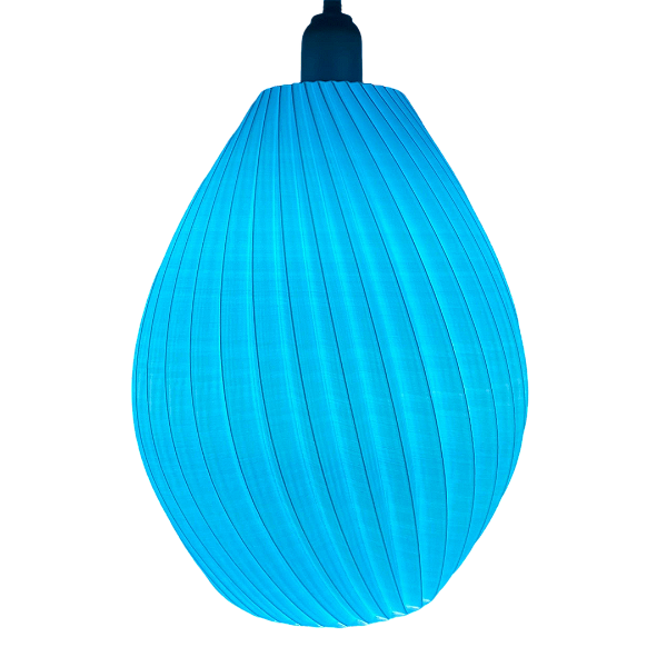 Luminária Marrocos - Azul Claro