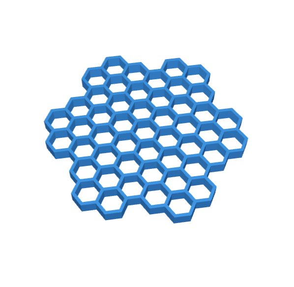 Descanso de Copo Hexagonal - Kit 5 un