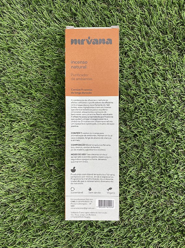 Incenso Natural Nirvana - Alfazema e Mel