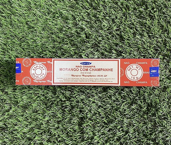 Incenso Massala Satya - Nag Champa Morango com Champanhe