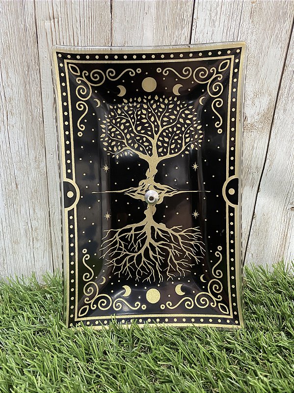 Incensário de Vidro Árvore da Vida