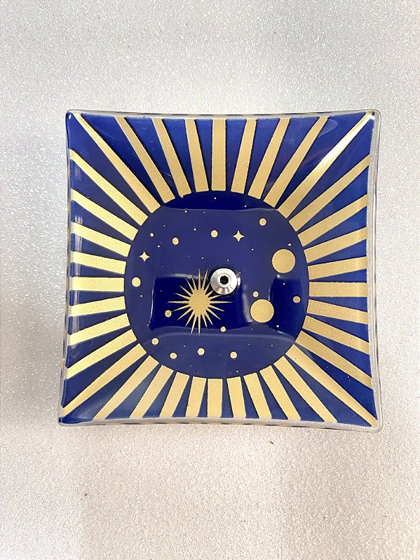 Incensário de Vidro - Cosmos Eterno