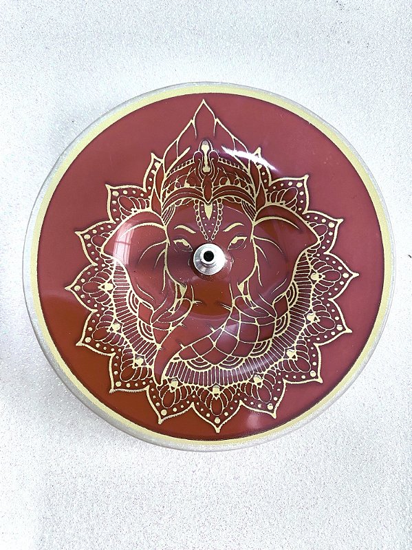 Incensário de Vidro - Ganesha