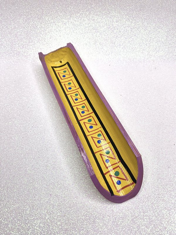 Incensário de Bambu - Caminho das Cores - Roxo