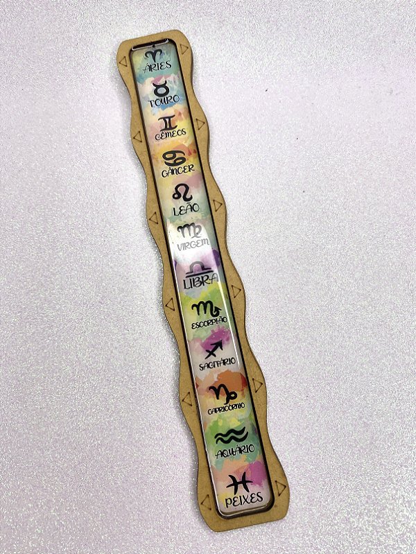 Incensário de Madeira - Signos do Zodíaco