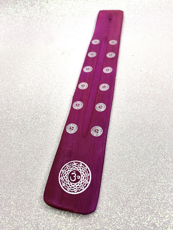 Incensário de Madeira - Roxo