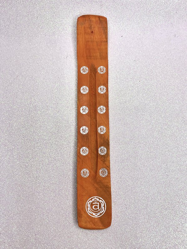 Incensário de Madeira - Laranja