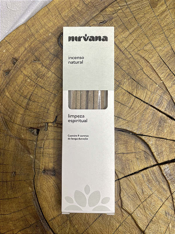 Incenso Natural Nirvana - Limpeza Espiritual