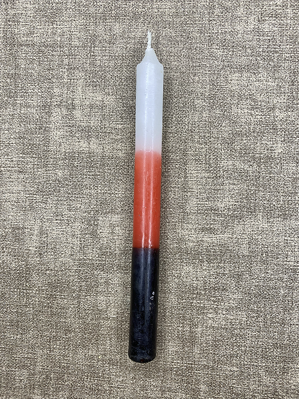 Vela Palito Tricolor