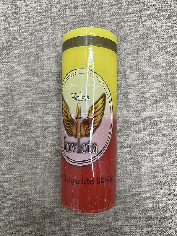 Vela 7 Dias Vermelha e Amarela