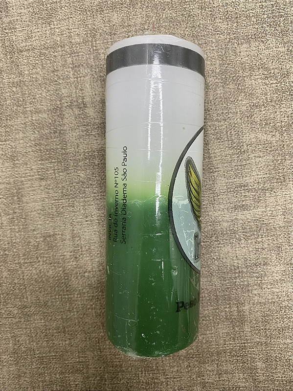 Vela 7 Dias Verde e Branca
