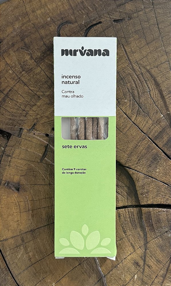 Incenso Natural Nirvana - Folhas Verdes