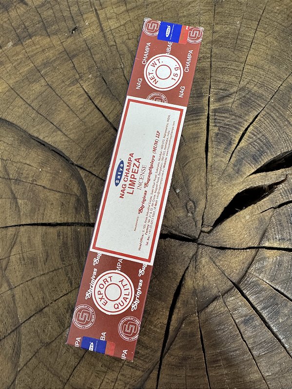 Incenso Massala Satya - Nag Champa Limpeza