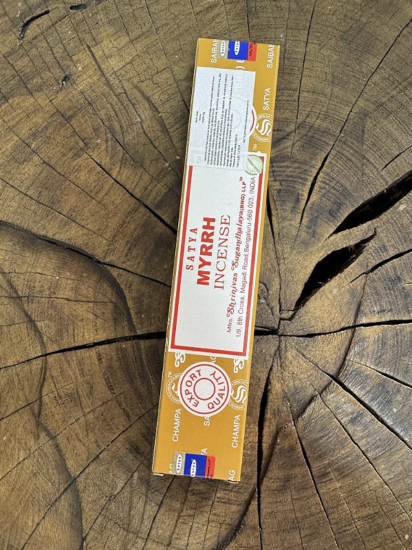 Incenso Massala Satya - Myrrh (Mirra)