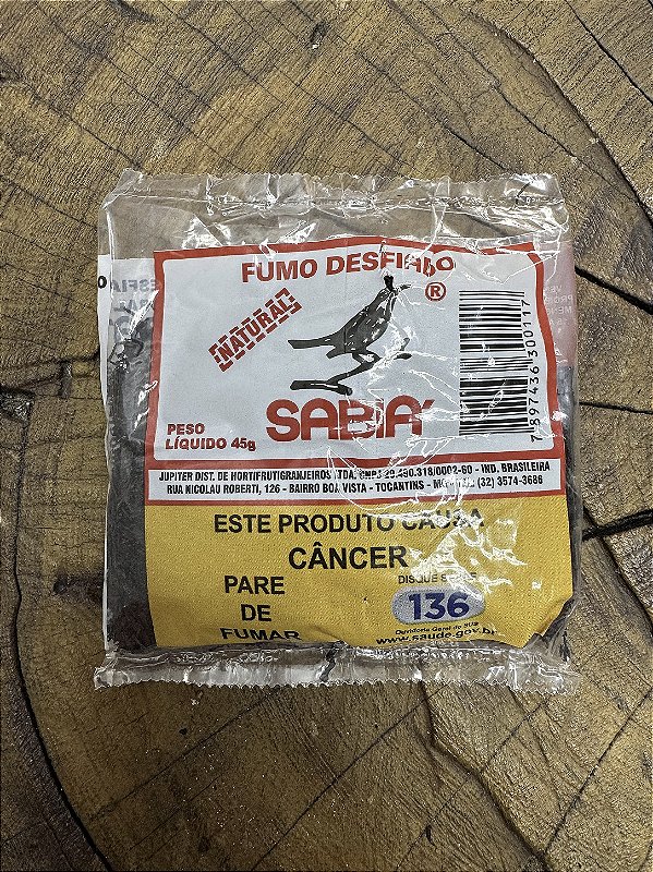 Fumo Sabiá - 45g