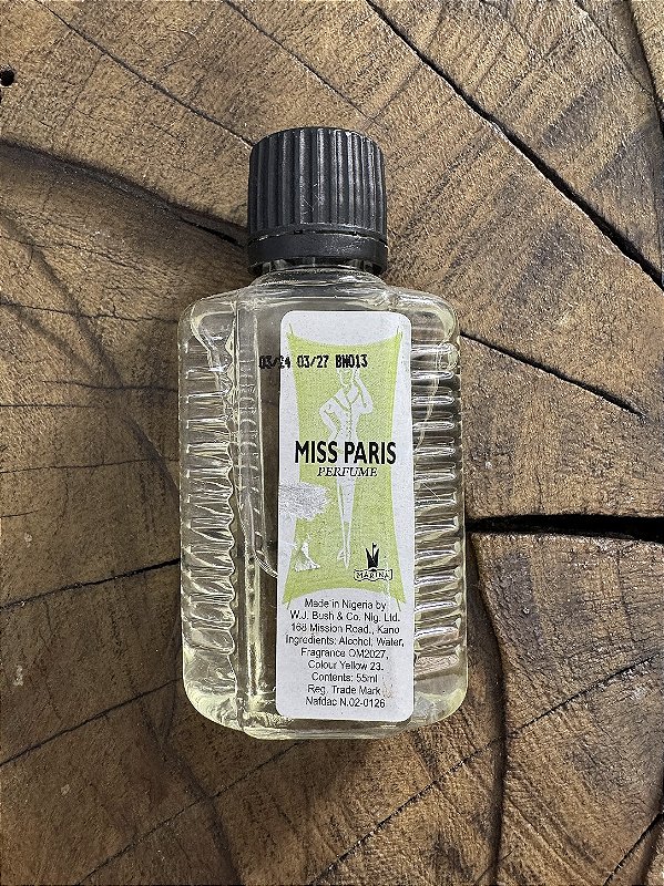 Perfume africano Miss Paris