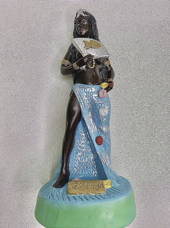 Imagem de Gesso Yemanjá - 25cm