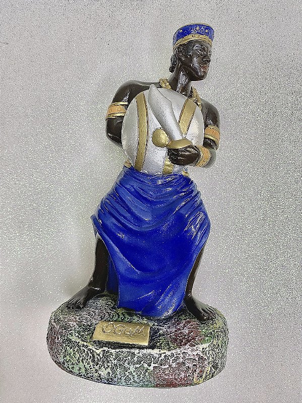 Imagem de Gesso Ogum - 25cm