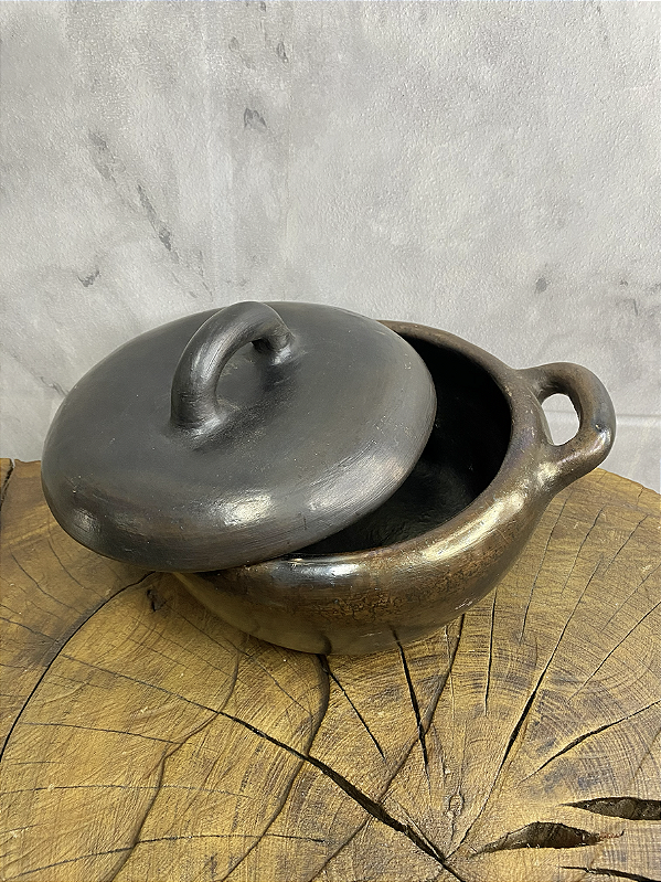 Panela de Barro com Alça 23cm Boca