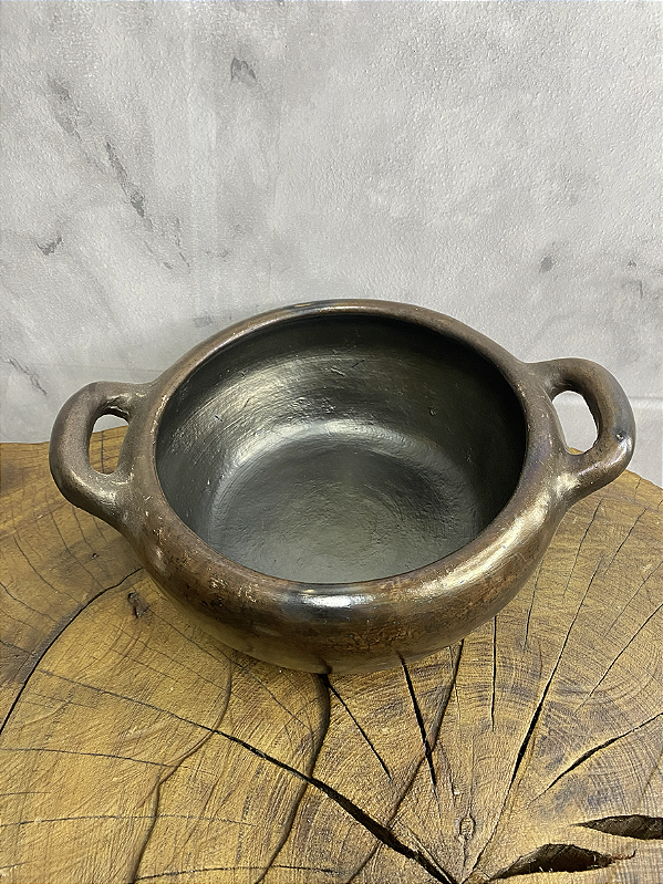 Panela de Barro com Alça 26cm Boca