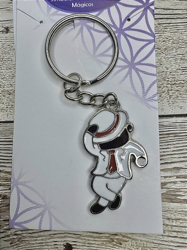 Chaveiro Malandro Zé Pilintra - Metal e resina