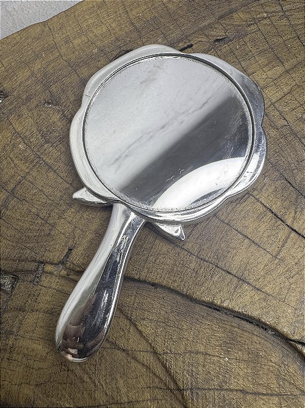 Espelho Flor Prata - 15 cm