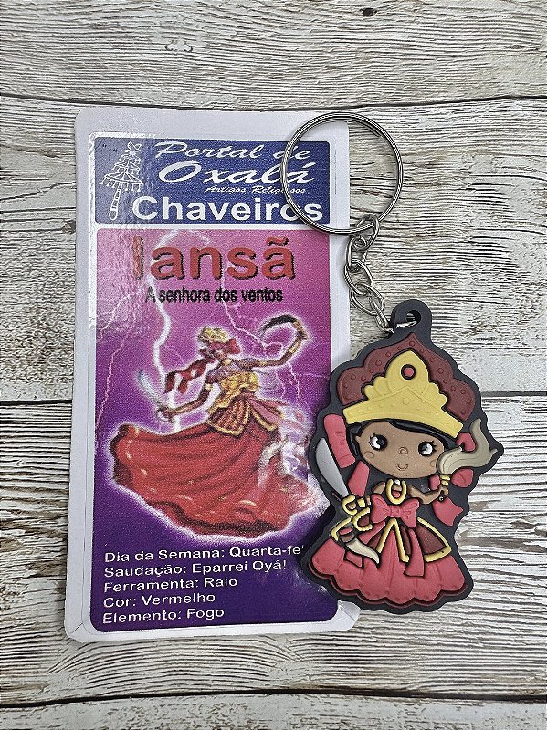 Chaveiro Iansã - Emborrachado