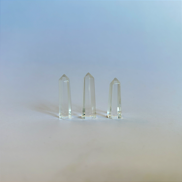 Pacote com 3 mini pontas de Cristal