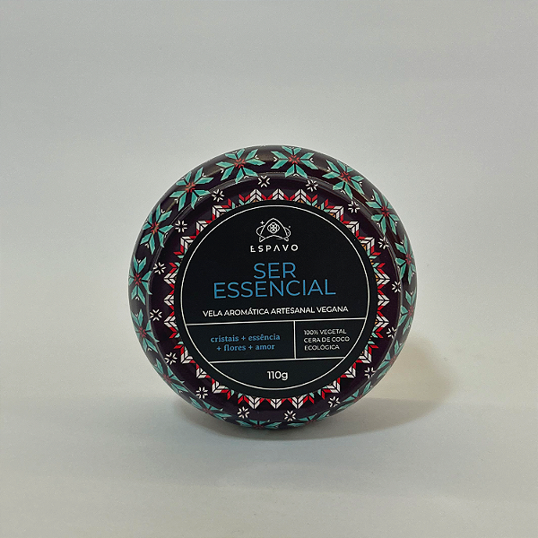 Vela Aromática Ser Essencial – Natural, Vegana e Ecológica (130ml)